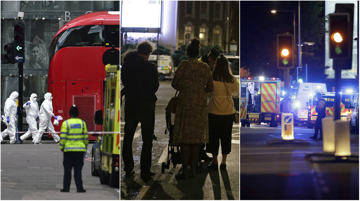 Sju personer har dött och 48 personer har skadats i attackerna i London.