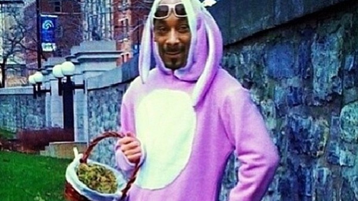 Snoop Lion firade både påsk och "420".