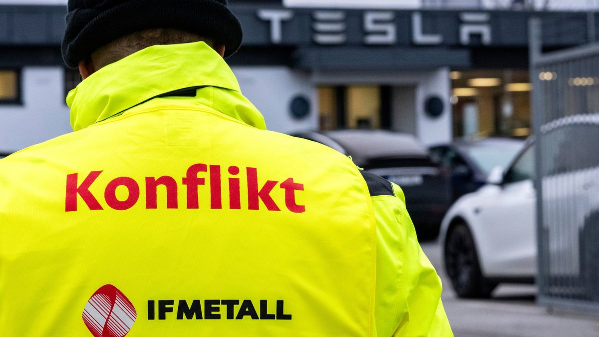 Danmark dras med i strejken mot Tesla.