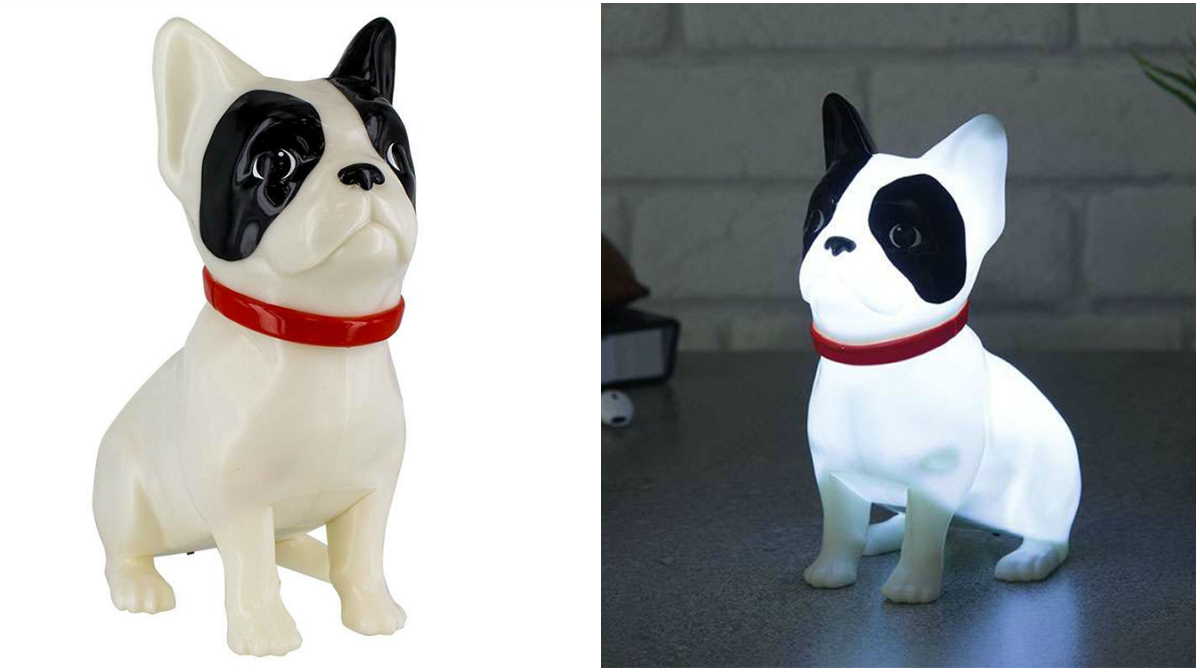 Fransk bulldogg lampa Fransk bulldogg lampa