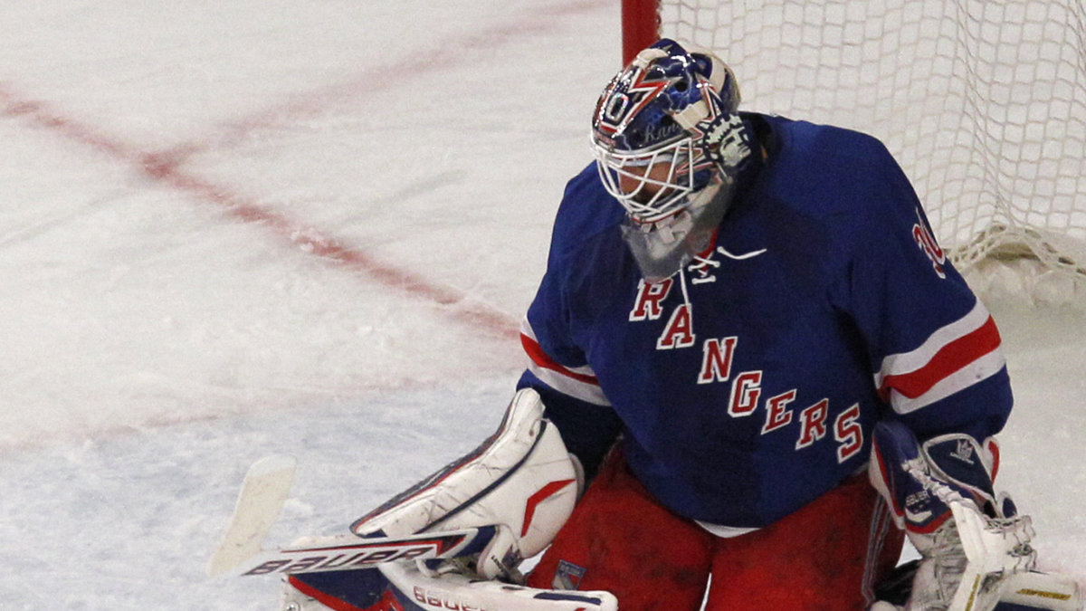 4. Henrik Lundqvist, New York Rangers.