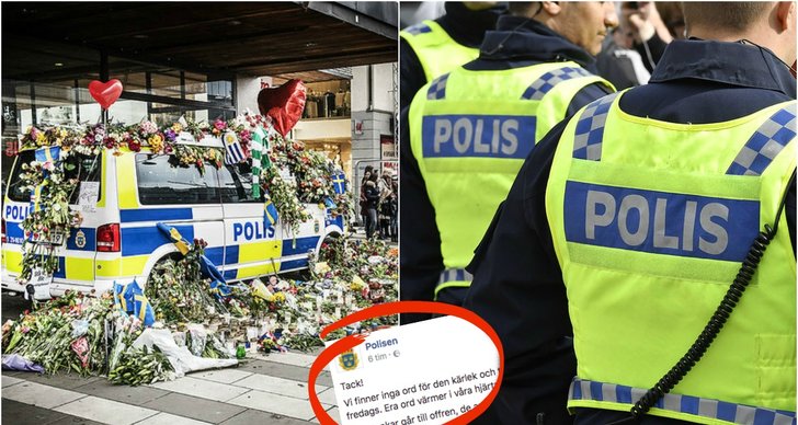 Åhlens, Drottninggatan, Terrorattentatet på Drottninggatan, Polisen