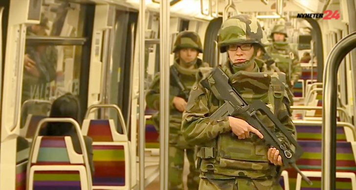Militar, Terrorattackerna i Paris