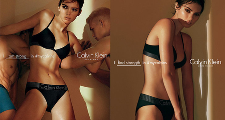 Mode, Kendall Jenner, Modell, Kampanj, Calvin Klein