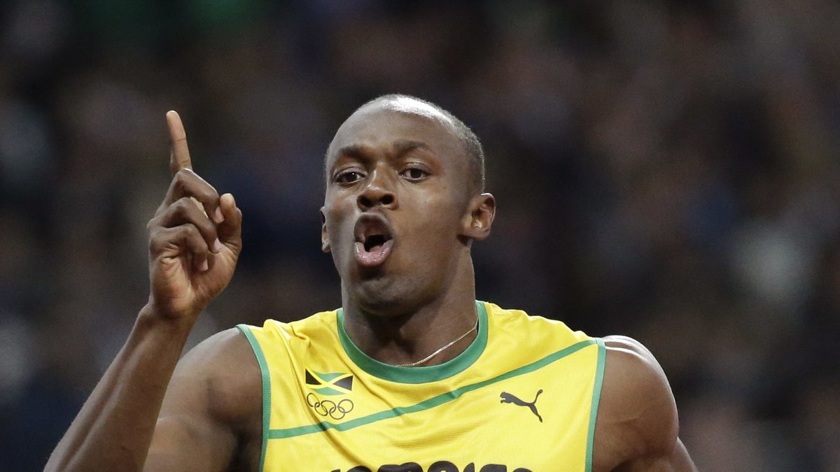 Usain Bolt var kung under 2012.