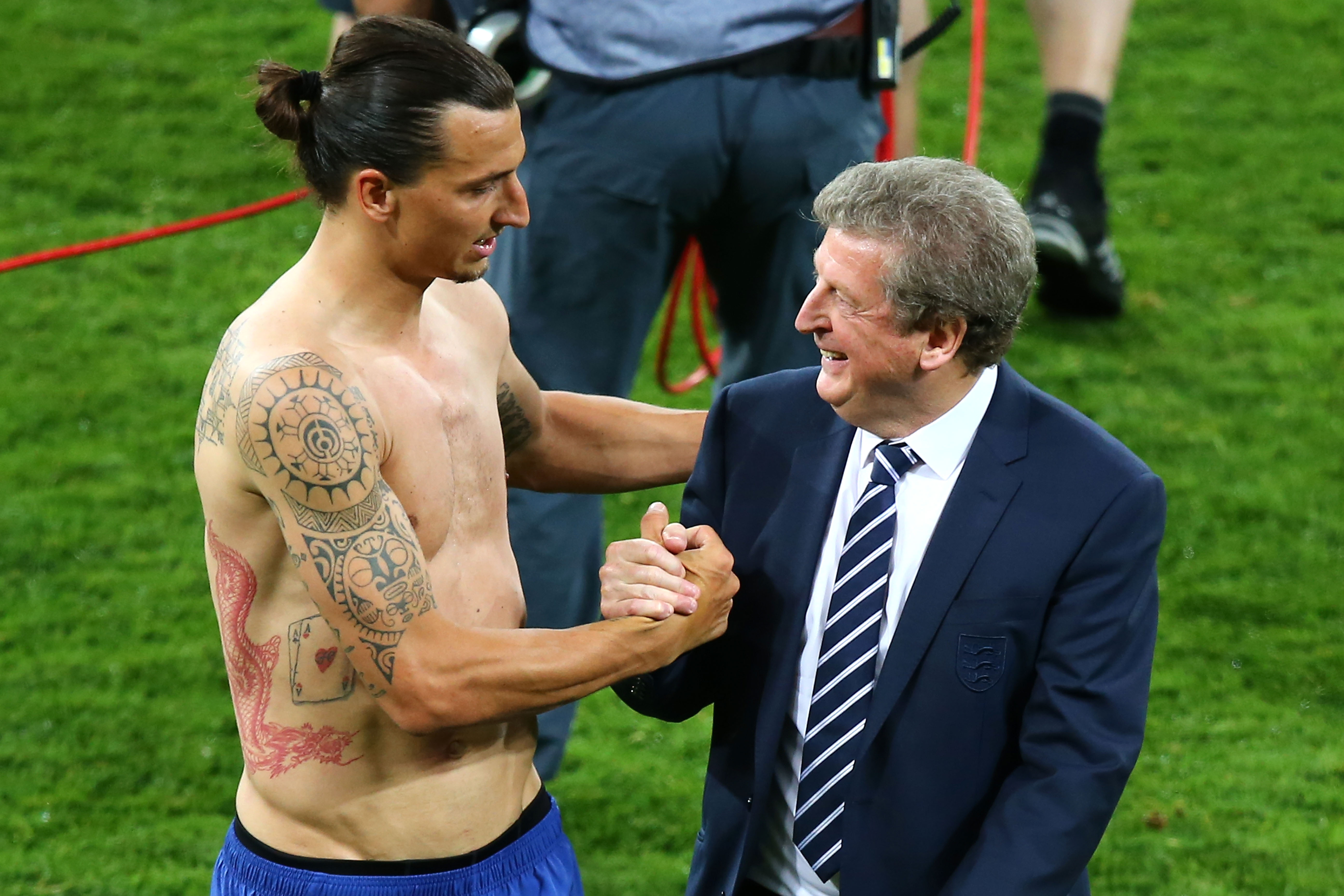 Zlatan Ibrahimovic och Roy Hodgson - möts de igen 2014?