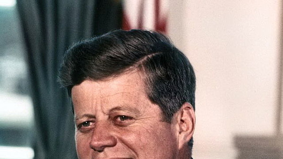 John F. Kennedy. President mellan åren 1961-1963.