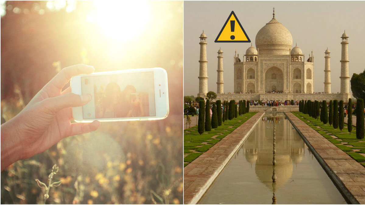 Indien har flest dödsfall relaterade till personer som tar selfies. 