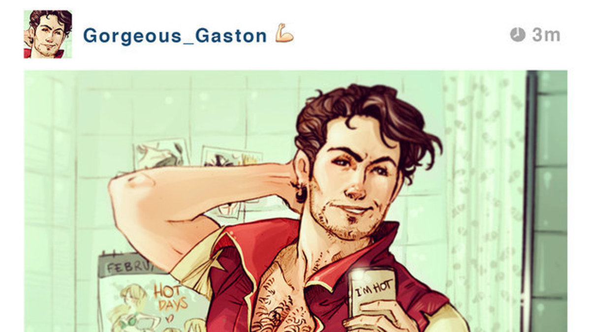 Gaston är allt annat än ödmjuk.