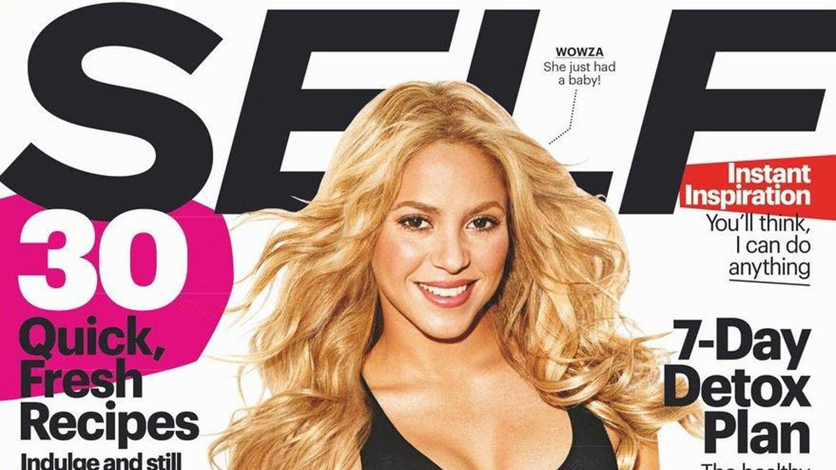 Shakira på omslaget av "SELF".