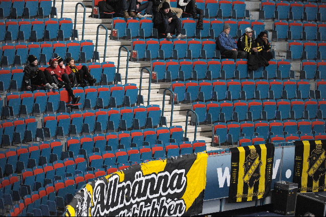 Det var knappast fullsatt i varenda AIK-match.