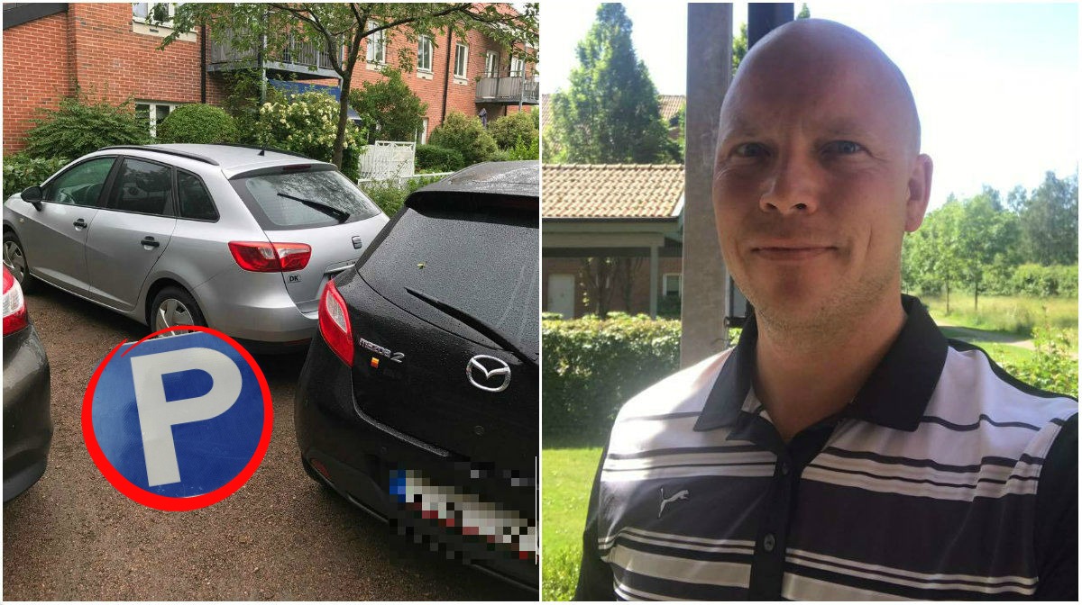 Någon hade snott Jespers parkering – hans hämnd är perfekt