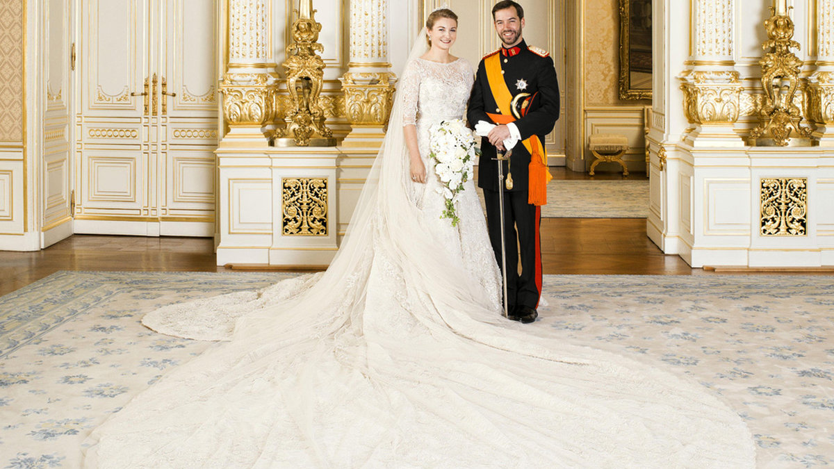 Den belgiska grevinnan Stéphanie de Lannoy fick sin prins. 