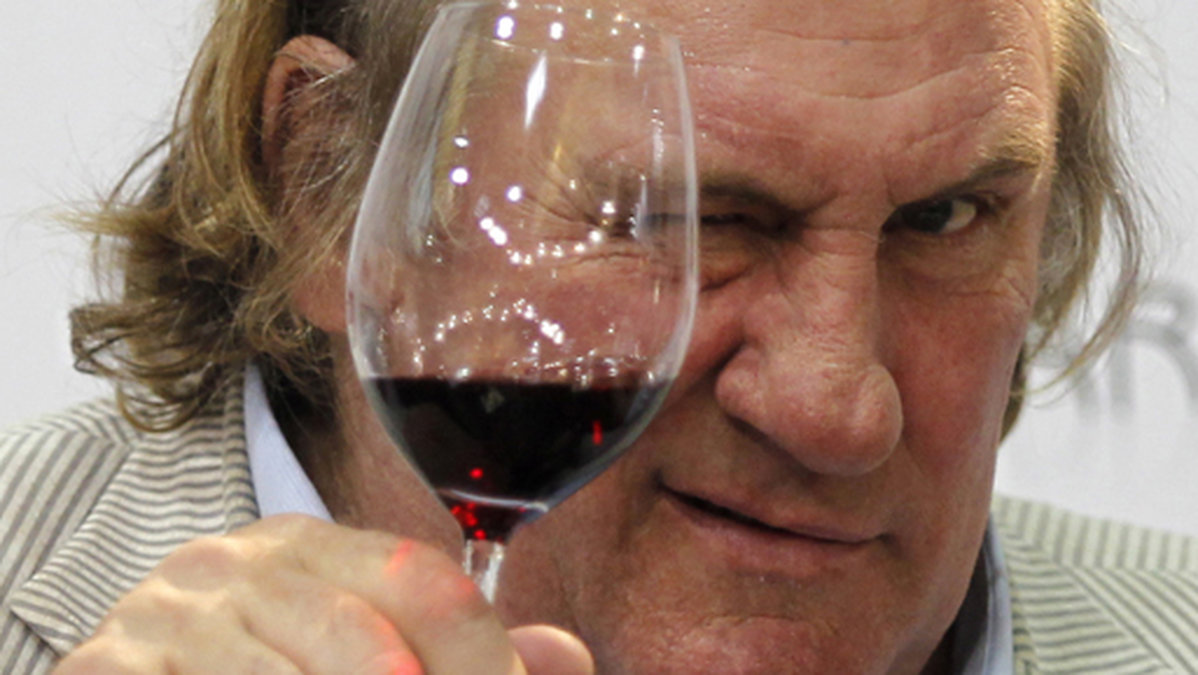 Gerard Depardieu äger även en vingård. 