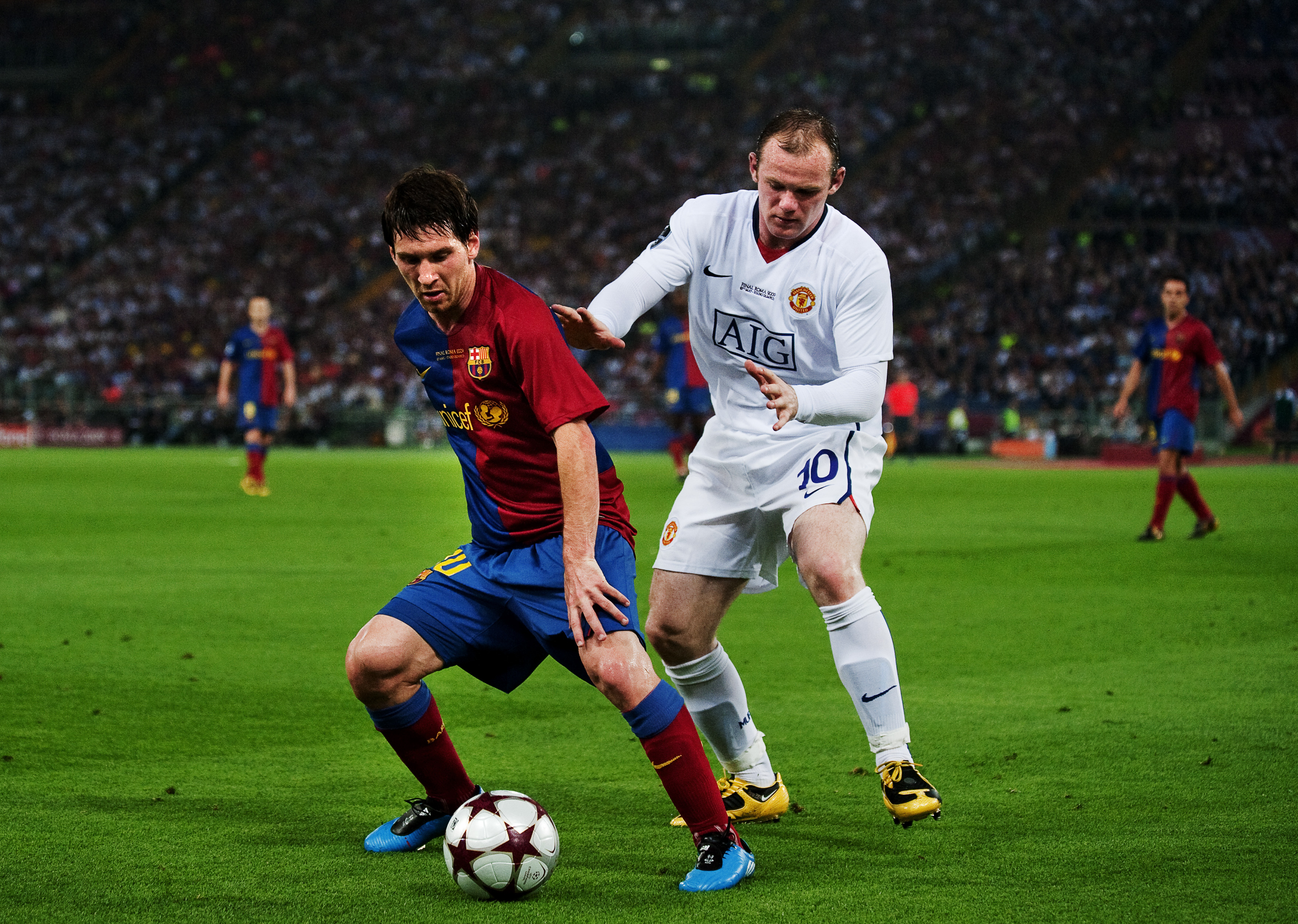 Champions League, Wayne Rooney, Lionel Messi, Franz Beckenbauer, Bayern München