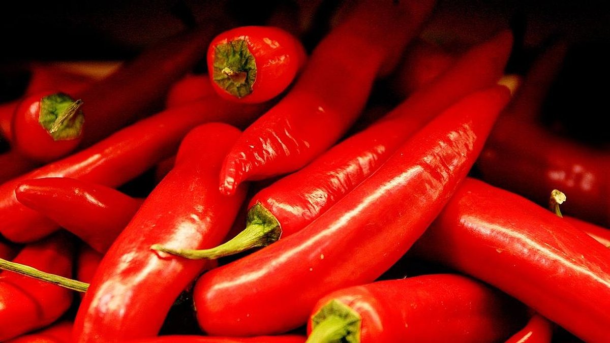 Chili innehåller att ämne som sätter sig över tungans receptorer. 