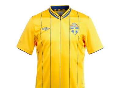 Detta är alltså tröjan som Zlatan Ibrahimovic, John Guidetti och de övriga ska bära när Sverige spelar.