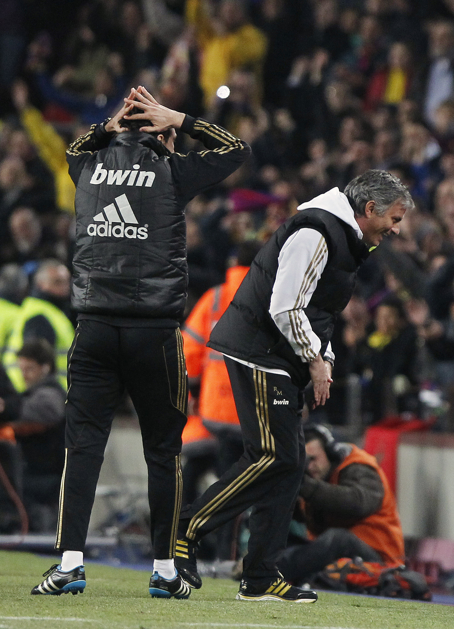 José Mourinho var i sedvanlig ordning konspiratorisk efter matchen - efter uteblivna straffar.  