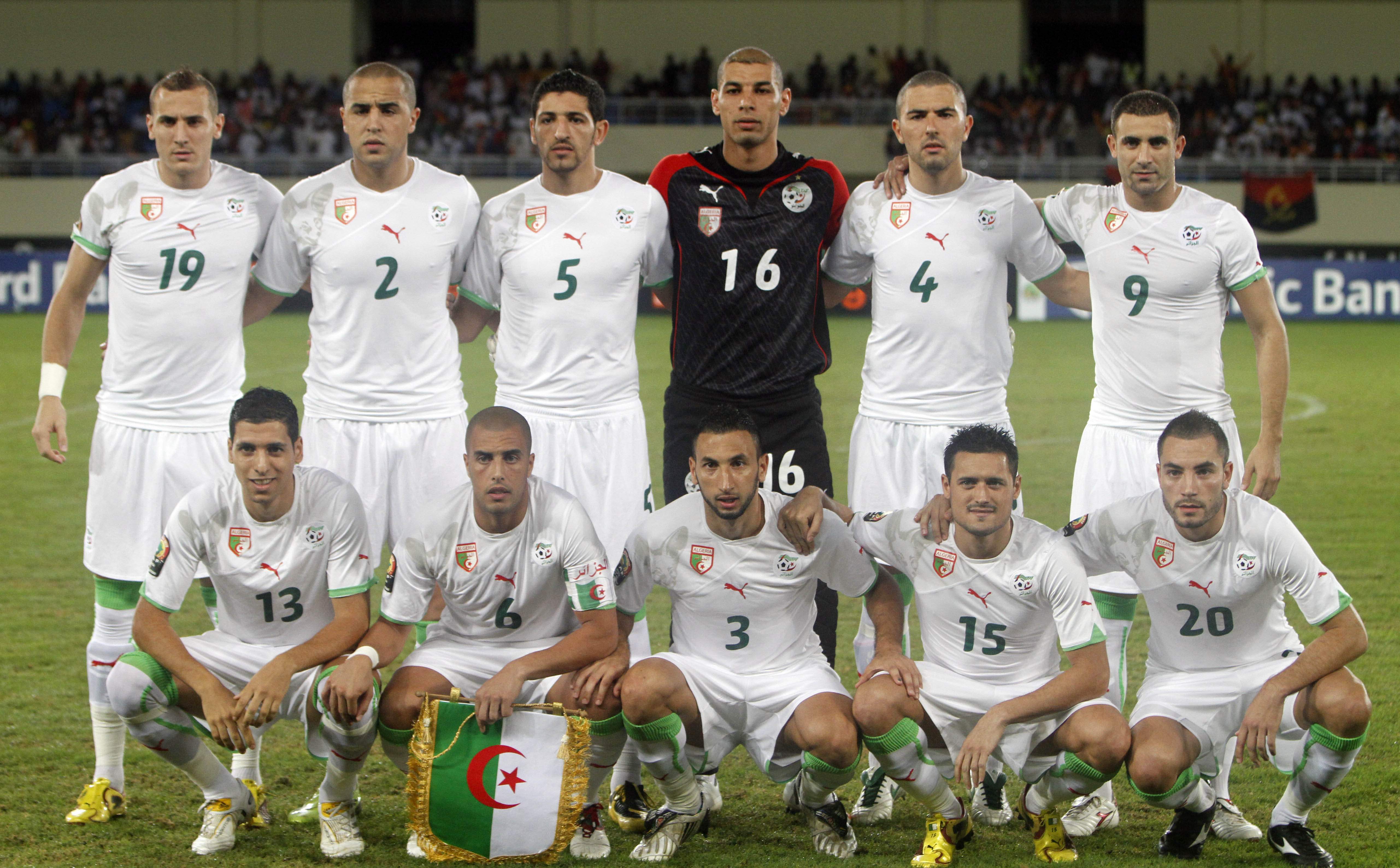 Algeriet, VM i Sydafrika, Startelvorna, Slovenien