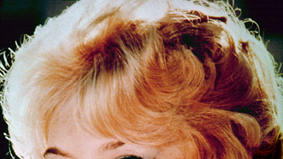 Brigitte Bardot med sotiga ögon.