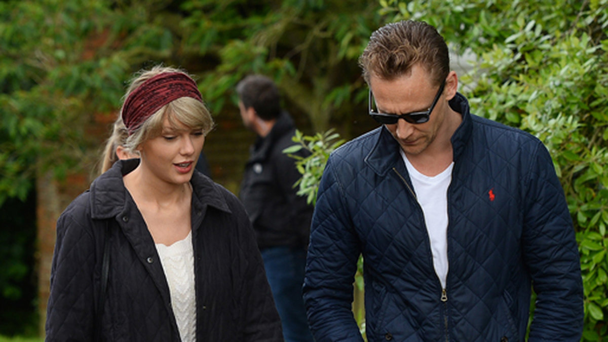 Taylor Swift och pojkvännen Tom Hiddleston. 