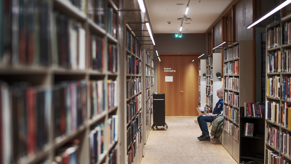 Den 1 juli införs ett tillträdesförbud på landets bibliotek – men inom biblioteksbranschen är många skeptiska till förbudet. Arkivbild.