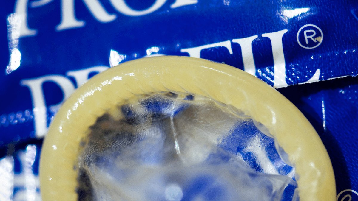 En kondom av märket Profil