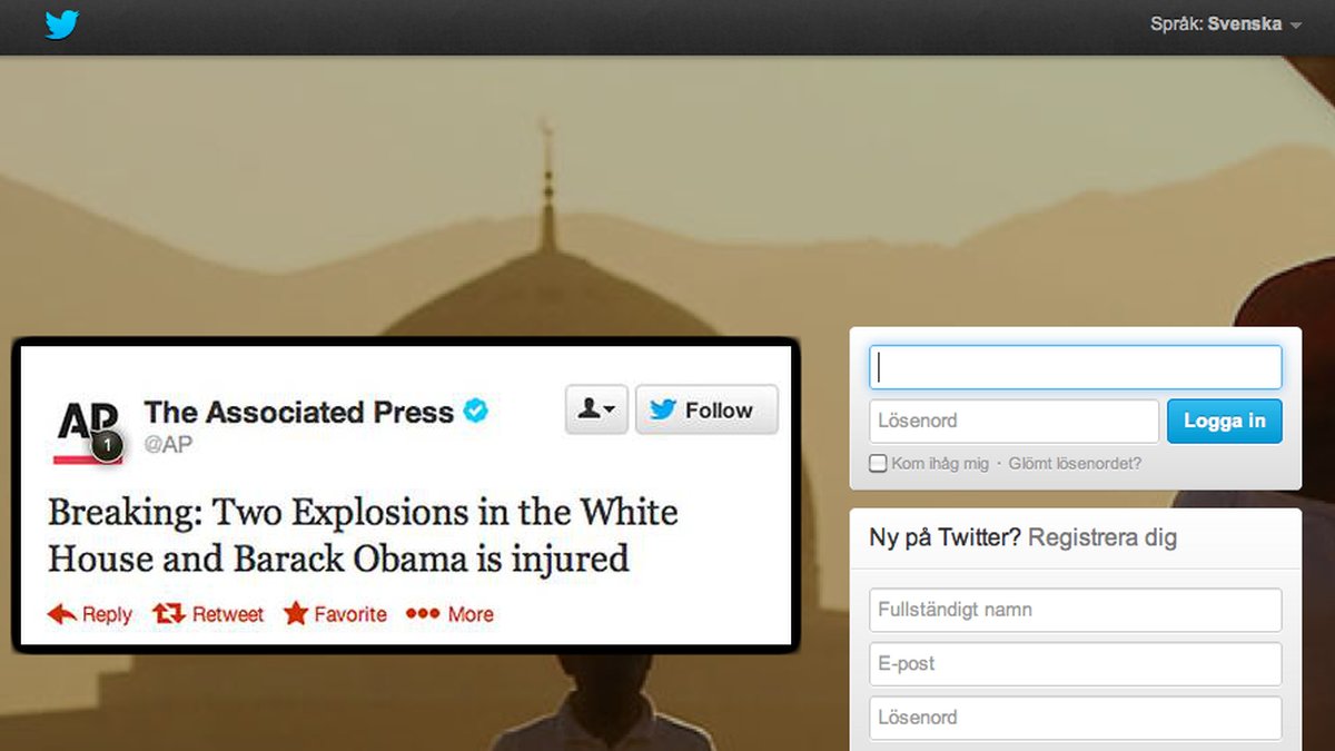 Twitter bytte till tvåfaktorsinloggning efter ett uppmärksammat hack av nyhetsbyrån AP.