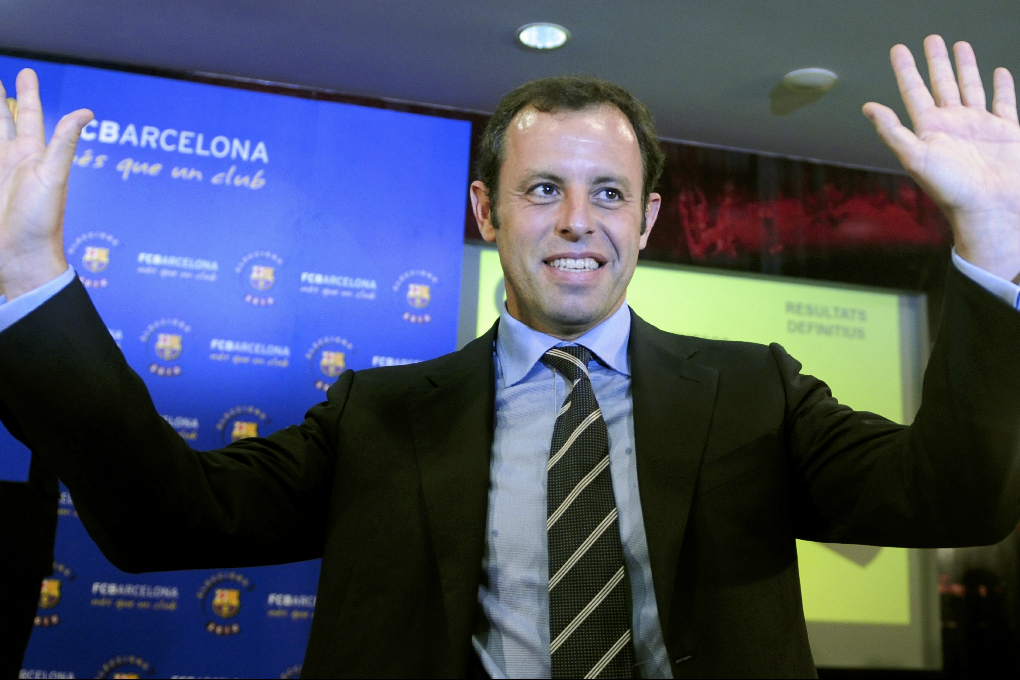 Sandro Rosell är Barcelonas nye president.