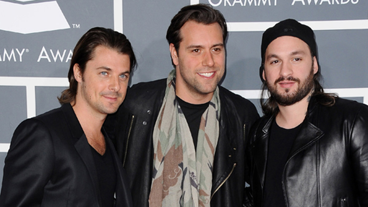 Swedish House Mafia på Grammy-galan 2013. 