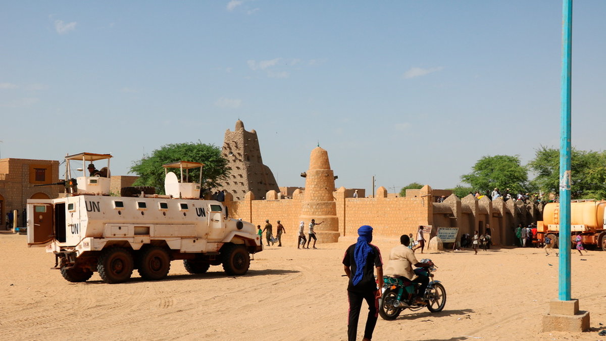 FN:s fredsbevarande styrkor har befunnit sig i Mali i tio år. Arkivbild.