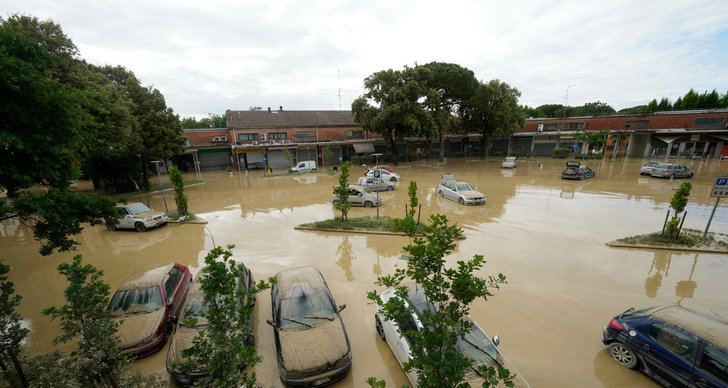 översvämning, Italien, TT