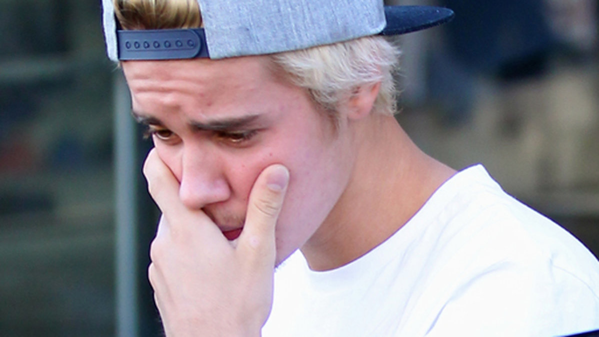 Justin Bieber spelade in en videohälsning till sina fans. 