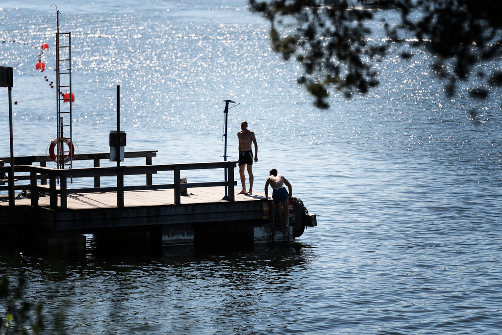 91 procent av Sveriges badplatser klarar värdet för bra vattenkvalitet. Arkivbild.