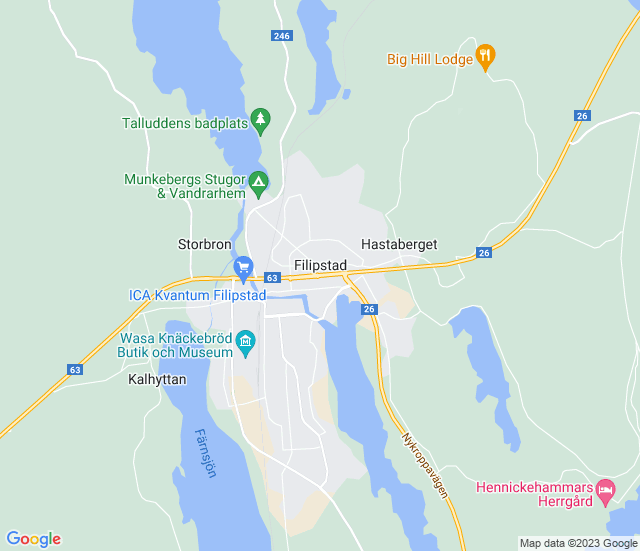 Google maps, Filipstad
