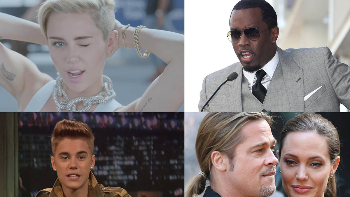 Miley Cyrus, P Diddy, Justin Bieber och Angelina Jolie – Forever alone? 