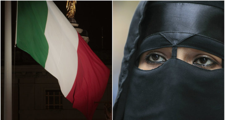 Italien, Burka, Niqab, Forbud
