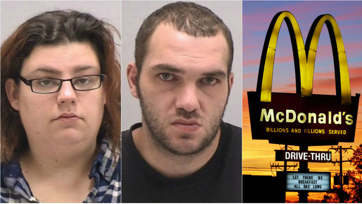 Rory Clark och Kimberly Onorato hade sex på McDonald's parkering.