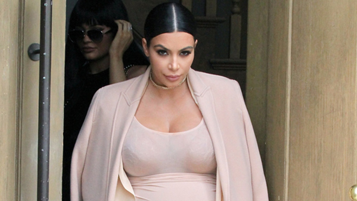 Kim Kardashian och familjen har ätit lunch i LA.