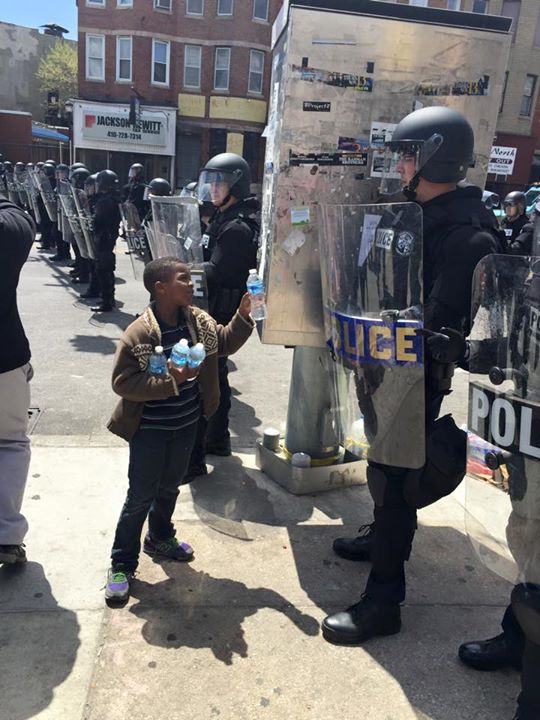 Polisen, Baltimore, Upplopp, Bild