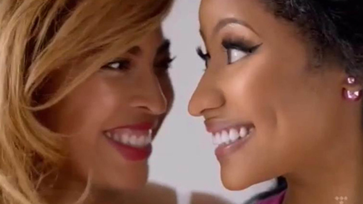 Bey och Nicki i videon till "Feeling myself".