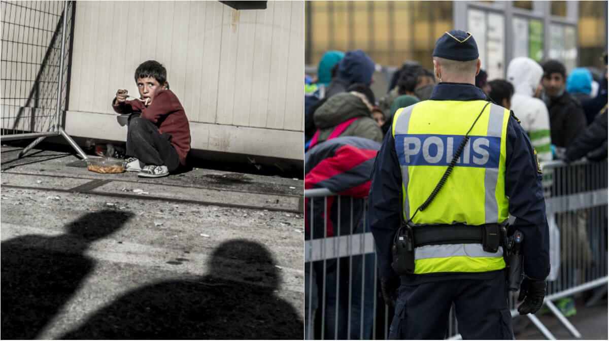Över 12 000 flyktingar efterlysta i Sverige polisen hinner inte med