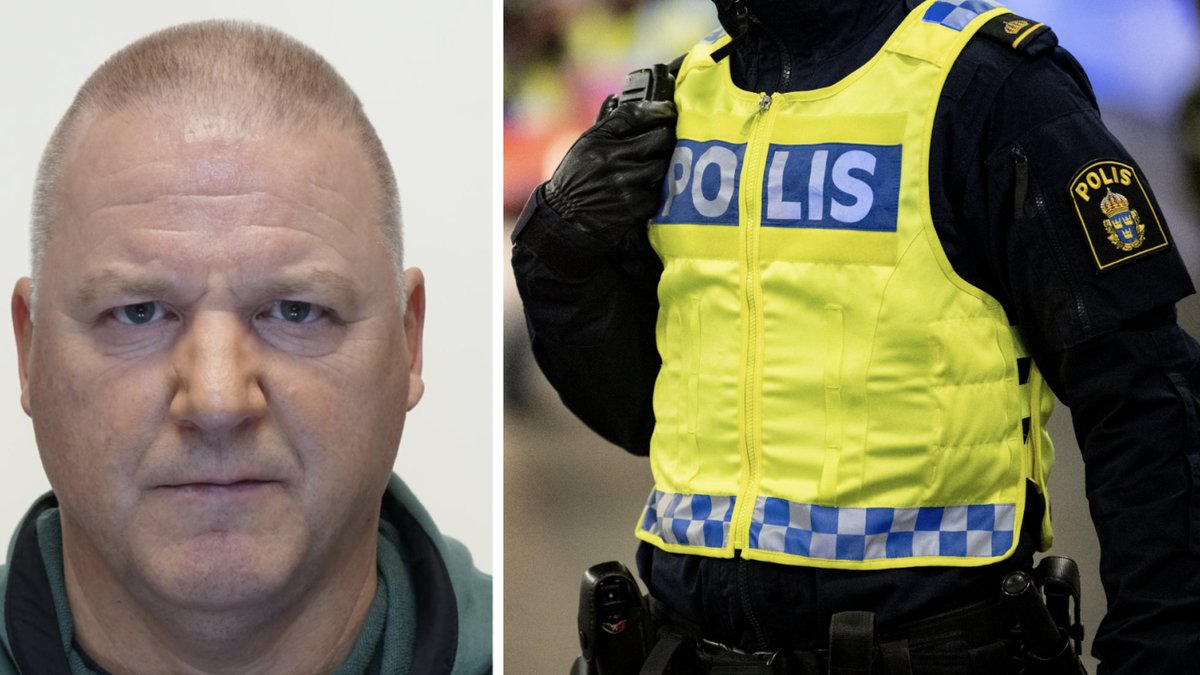 Stig Millehaugen och genrebild på polis.
