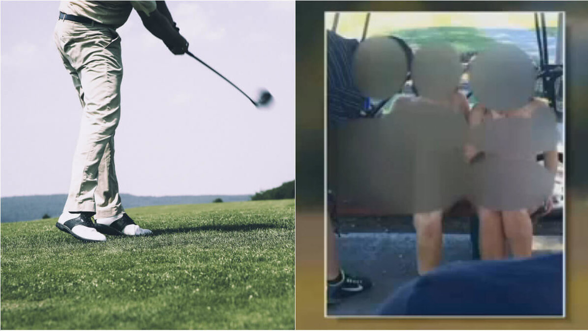 En golfturné skulle samla in pengar till välgörenhet. Men det slutade med en sexshow.