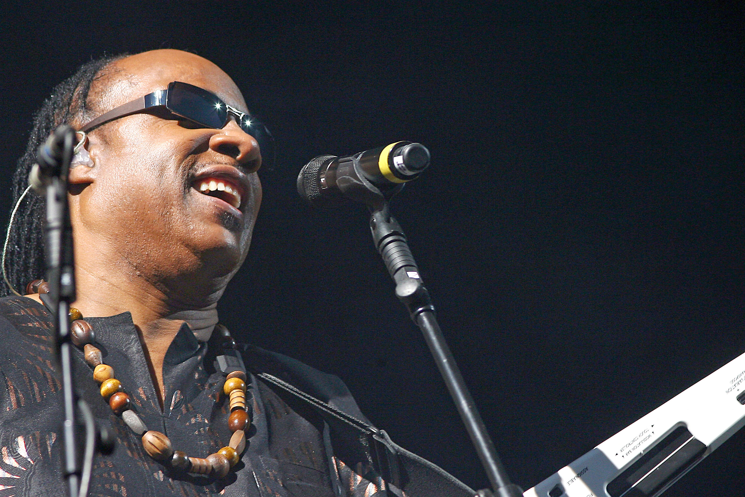 Världsartisten Stevie Wonder har själv kallat det "helt galet" att han skulle kunna bära vapen.