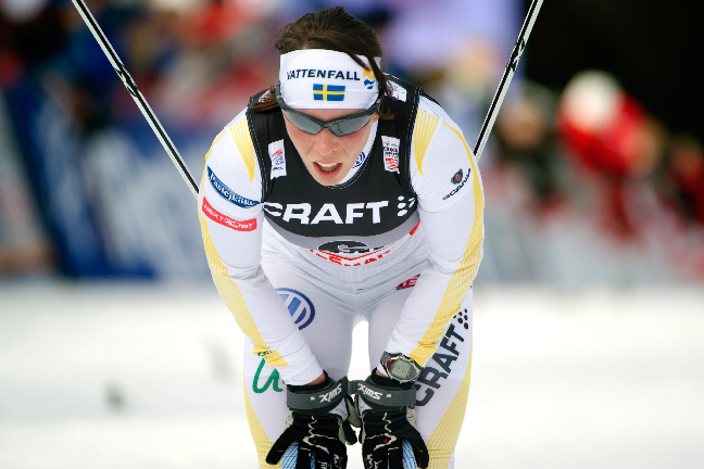 Charlotte Kalla, Vinterkanalen, Världscupen, skidor