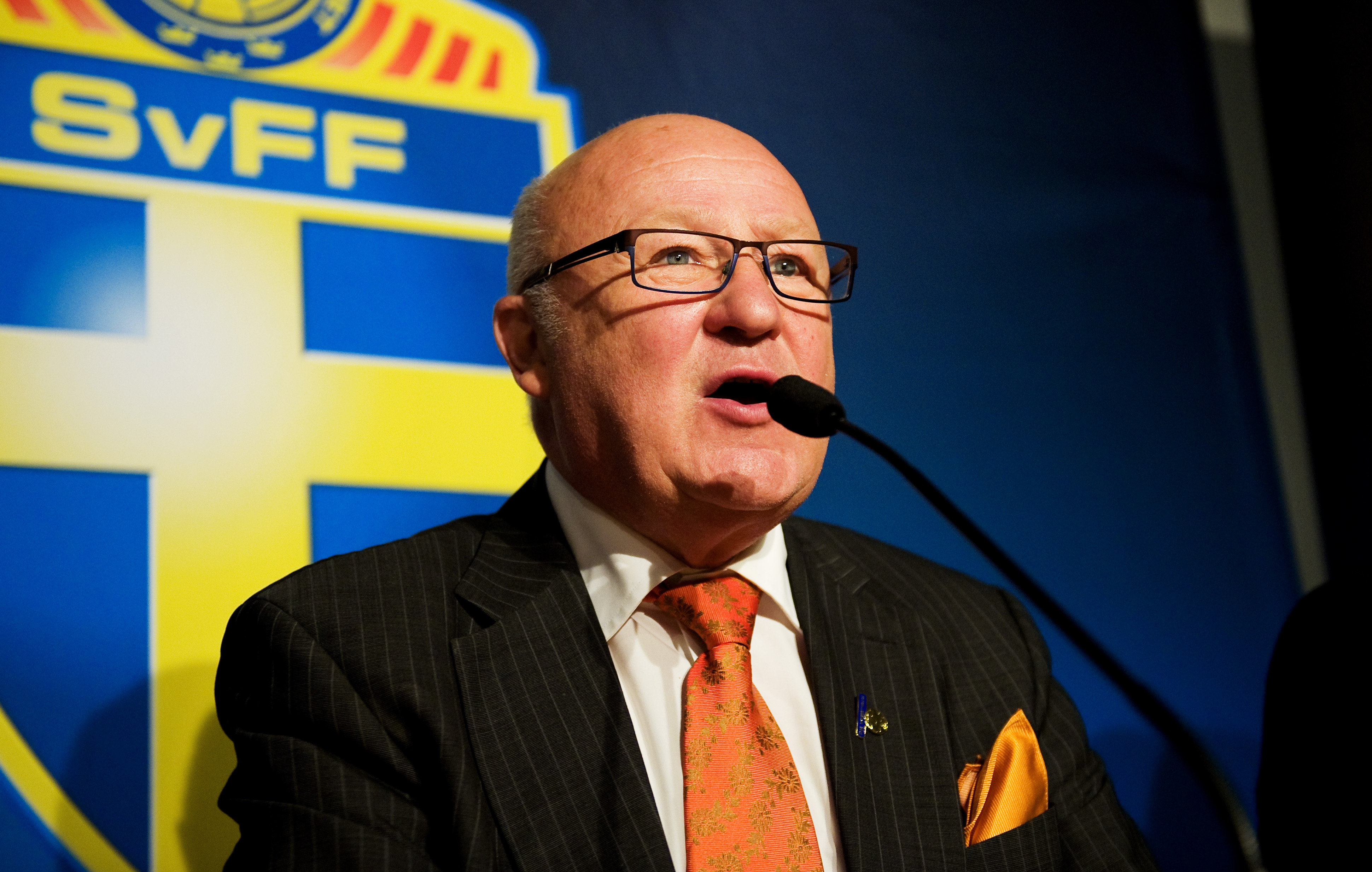 Lars-Åke Lagrell, Svenska Fotbollförbundets förre ordförande.