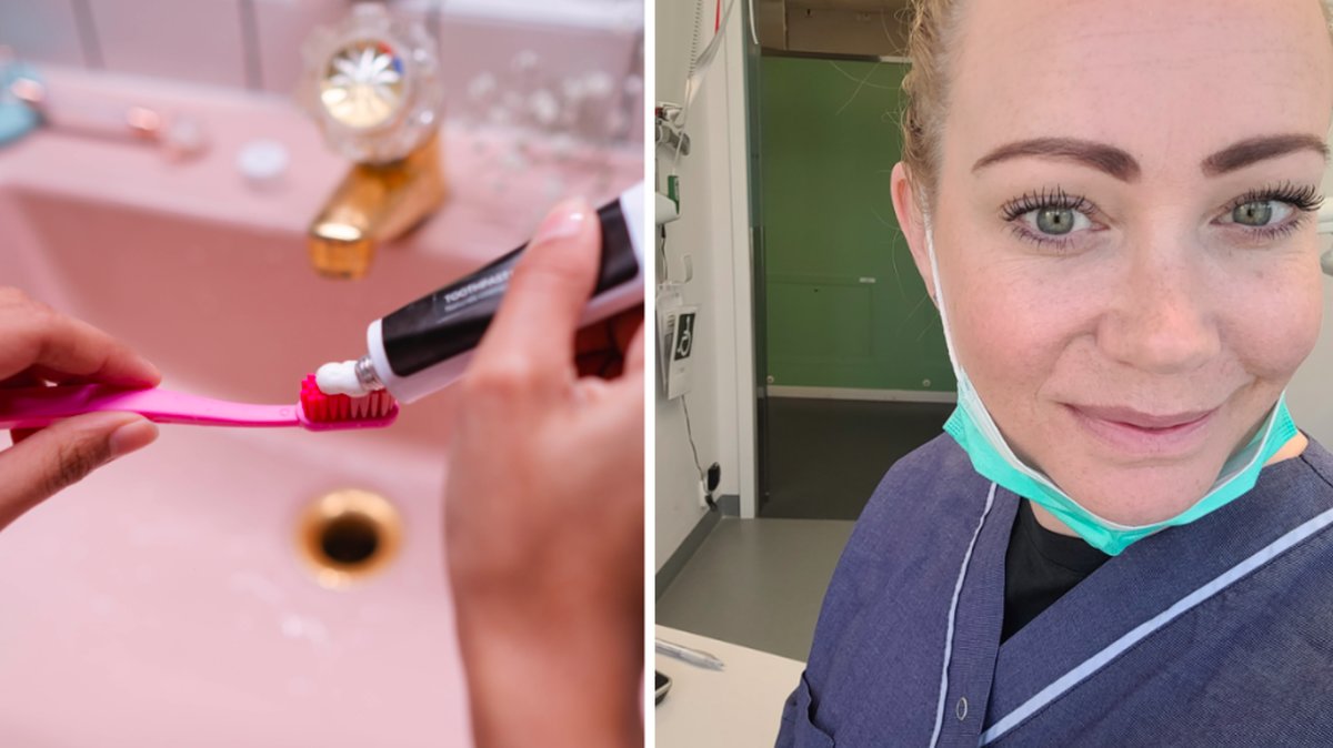 Tandhygienisten Fridha krossar myter om tandborstning i en intervju med Nyheter24.