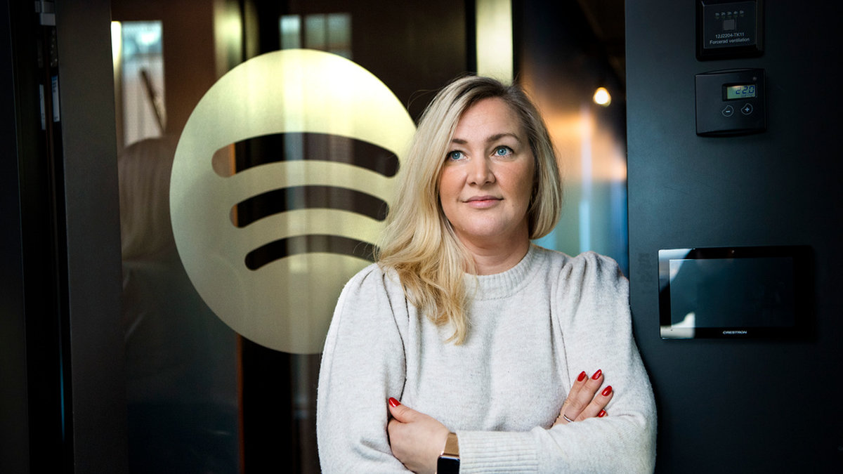 Jenny Hermanson, vd för Spotify i Norden. Arkivbild.