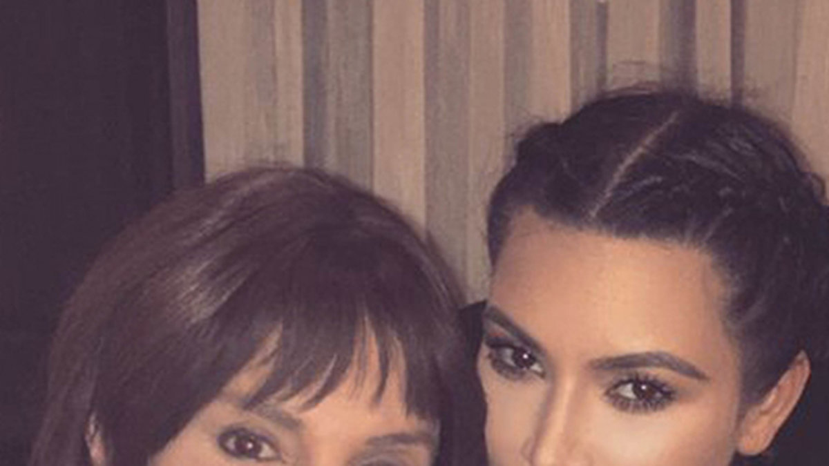 Caitlyn med sin styvdotter Kim Kardashian. 